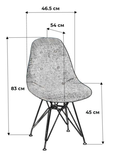 Стул Eames Кор/CR. Фото №3