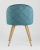 Стул Лион велюр с ромбами аквамарин. Фото №7