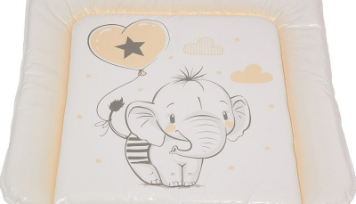 Матрас пеленальный Polini kids Слоник, бежевый. Фото №5