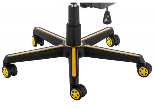 Компьютерное кресло Racer черное / желтое. Фото №6