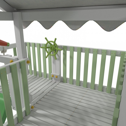 Комплекс игровой ДК9Б, бирюзовый, серый. Фото №8