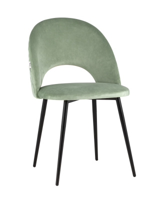 Стул Меган велюр с ромбами фисташковый. Фото №2