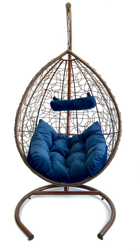 Подвесное кресло "КРИТ", цвет: коричневый. Фото №9