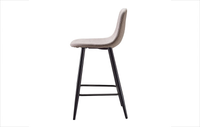 Стул полубарный 350S бежевый/черный. Фото
