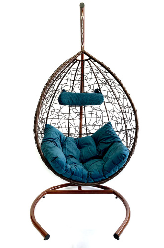 Подвесное кресло "КРИТ", цвет: коричневый. Фото №8