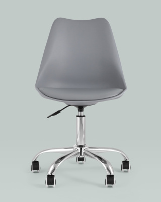 Стул офисный BLOK NEW пластиковый серый фото Стул офисный BLOK NEW пластиковый серый. Фото №5