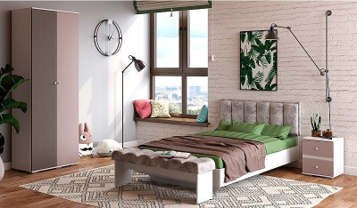 Тумбочка Мемори,бежевый. Фото №4