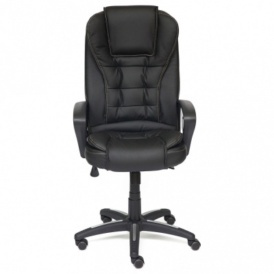 Компьютерное кресло BARON кож/зам, черный/черный перфорированный 36-6/36-6/06  id - фото Компьютерное кресло BARON кож/зам, черный/черный перфорированный 36-6/36-6/06  id -. Фото №2