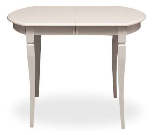 Стол раскладной Modena (MD-T4EX) дерево гевея/мдф, 100+29х75х75 см, ivory white (слоновая кость 2-5). Фото №1