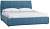 Кровать с ортопедическим основанием и ящиком Сканди 1.4 Сапфир