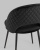 Стул Меган велюр с ромбами черный. Фото №9