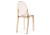 Пластиковый стул Victoria clear brown фото Пластиковый стул Victoria clear brown. Фото №4