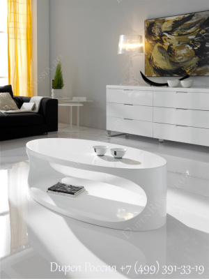 Журнальный стол DUPEN CT-202 Белый. Фото