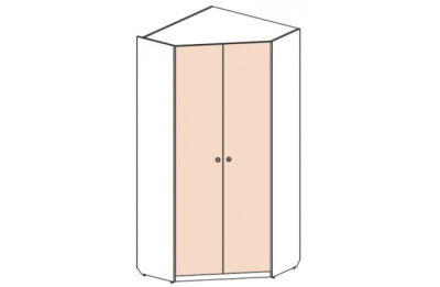 Шкаф угловой Силуэт. Фото