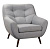 Кресло Сканди-1 Грей