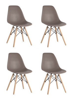 Стул DSW темно-серый x4 фото Стул DSW темно-серый x4. Фото №2