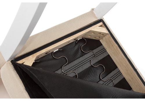 Стул деревянный Amelia white / fabric cream. Фото №9