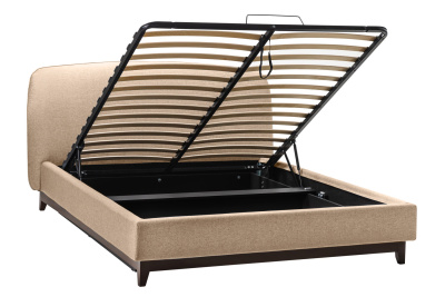 Кровать с ортопедическим основанием и ящиком 1.8 Сканди Лайт_Беж фото Кровать с ортопедическим основанием и ящиком 1.8 Сканди Лайт_Беж. Фото №4