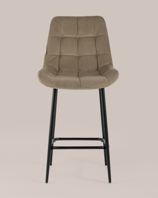 Стул полубарный Флекс велюр капучино фото Стул полубарный Флекс велюр капучино. Фото №5