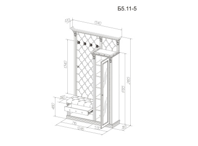 Прихожая Благо 5 Б 5.11-5. Фото №4