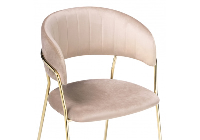 Стул Kamelia cappuccino / gold фото Стул Kamelia cappuccino / gold. Фото №4