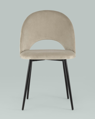 Стул Меган велюр бежевый фото Стул Меган велюр бежевый. Фото №5