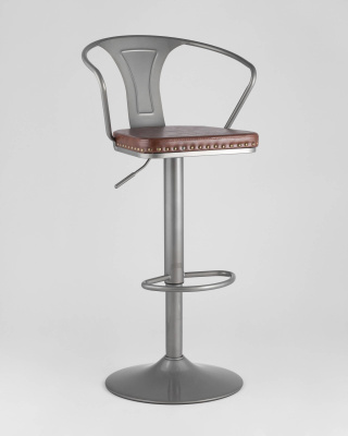 Стул барный TOLIX ARMS SOFT серебристый фото Стул барный TOLIX ARMS SOFT серебристый. Фото №3