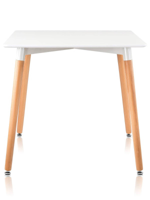 Стол Oslo 80*80, белый. Фото №4