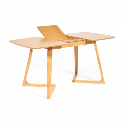 Стол раскладной VAKU (Ваку) основание бук, столешница мдф, 80x120+40x75см, Натуральный. Фото №2