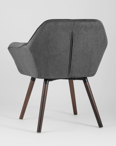 Кресло Брайан темно-серое. Фото №7