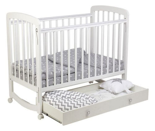 Ящик для кровати Polini kids Simple 304, белый. Фото №9